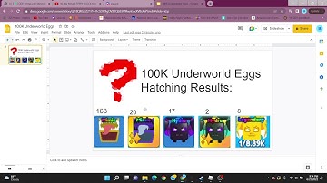 I hatched 100K Underworld Eggs in Mining Simulator 2!