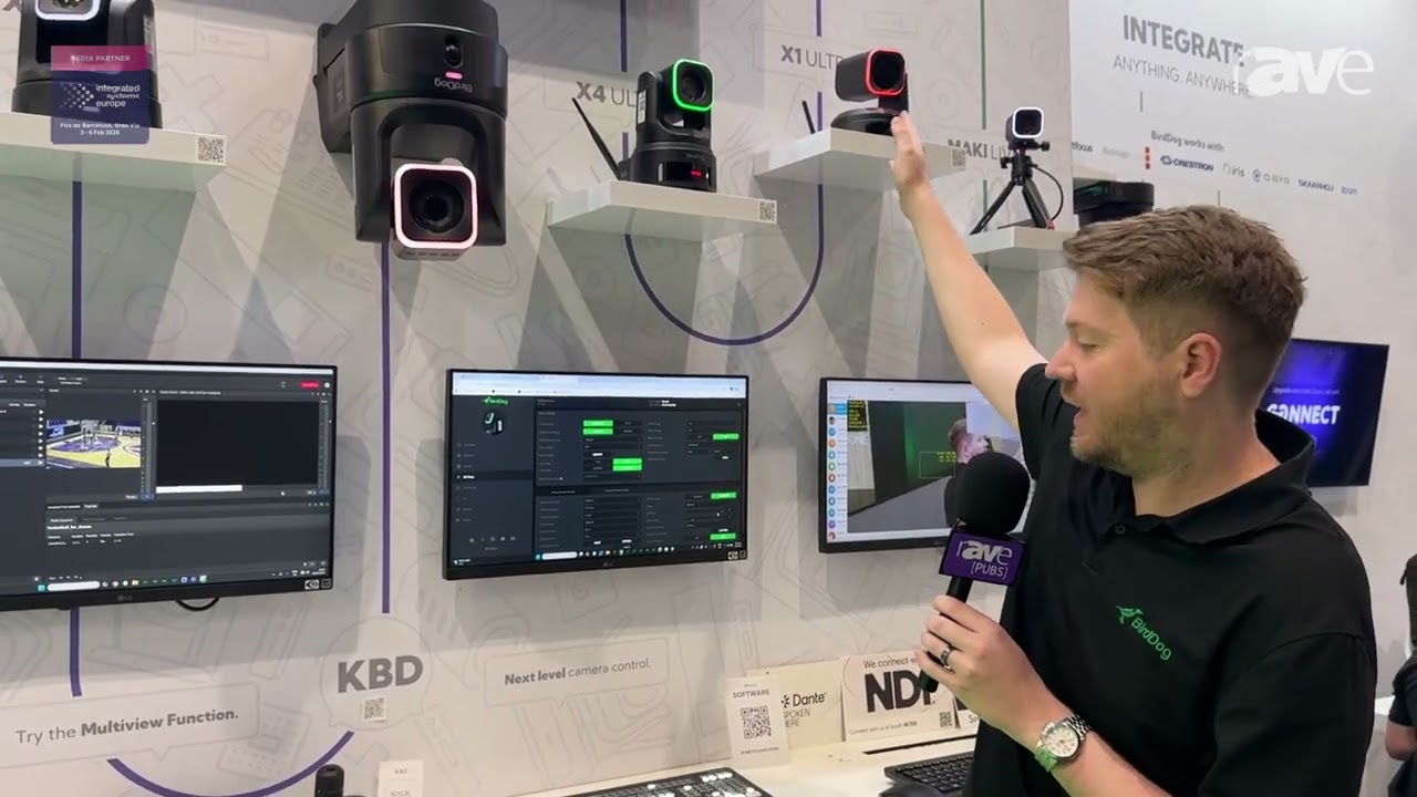 ISE 2026: BirdDog Features BirdDog XSeries PTZ Camera With Integrated ATEM Tally Control