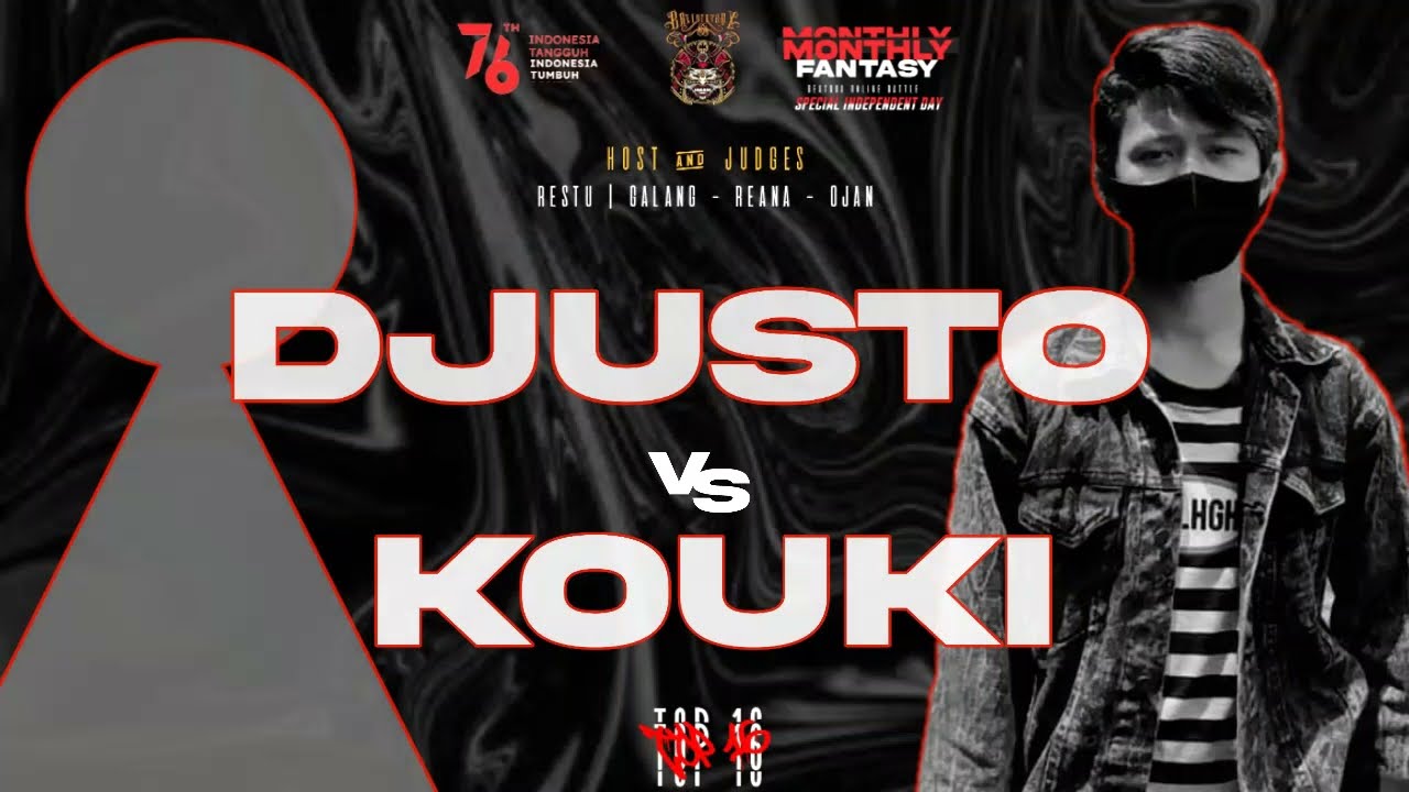 DJUSTO VS KOUKI | TOP 16 | MONTHLY FANTASY BEATBOX ONLINE BATTLE [SPECIAL INDEPENDENT DAY]