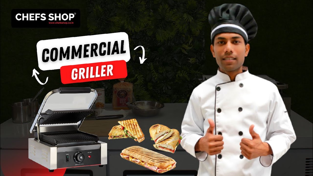 Commercial Sandwich Griller Machine Live Demo YouTube