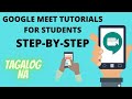 HOW TO USE GOOGLE MEET STEP BY STEP FOR STUDENTS USING MOBILE PHONE.