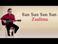 Sun Sun Sun Sun Zaalima  Guitar Instrumental  🔴⚫️