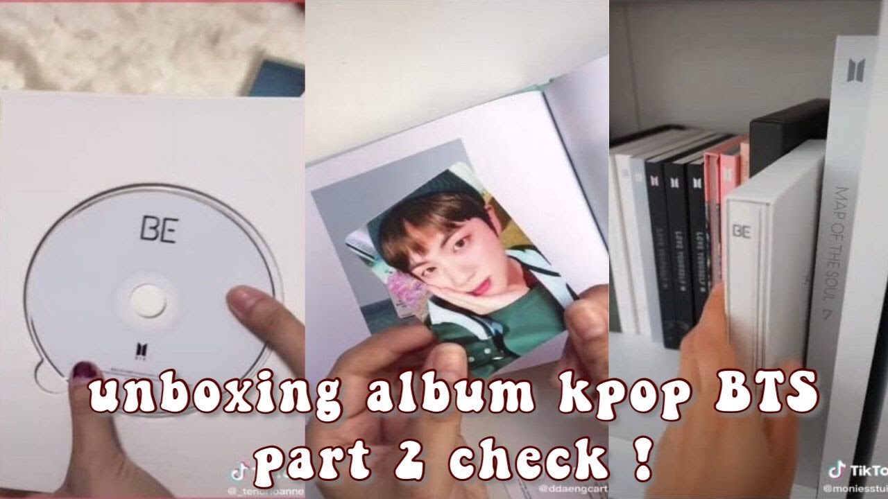 unboxing/unpacking album kpop BTS [ a s m r ] , relaxing , sound on