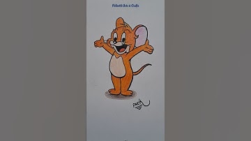 How to Draw Jerry From Tom and Jerry Cartoon #trending #shorts #ytshorts #youtubeshorts #shortvideo