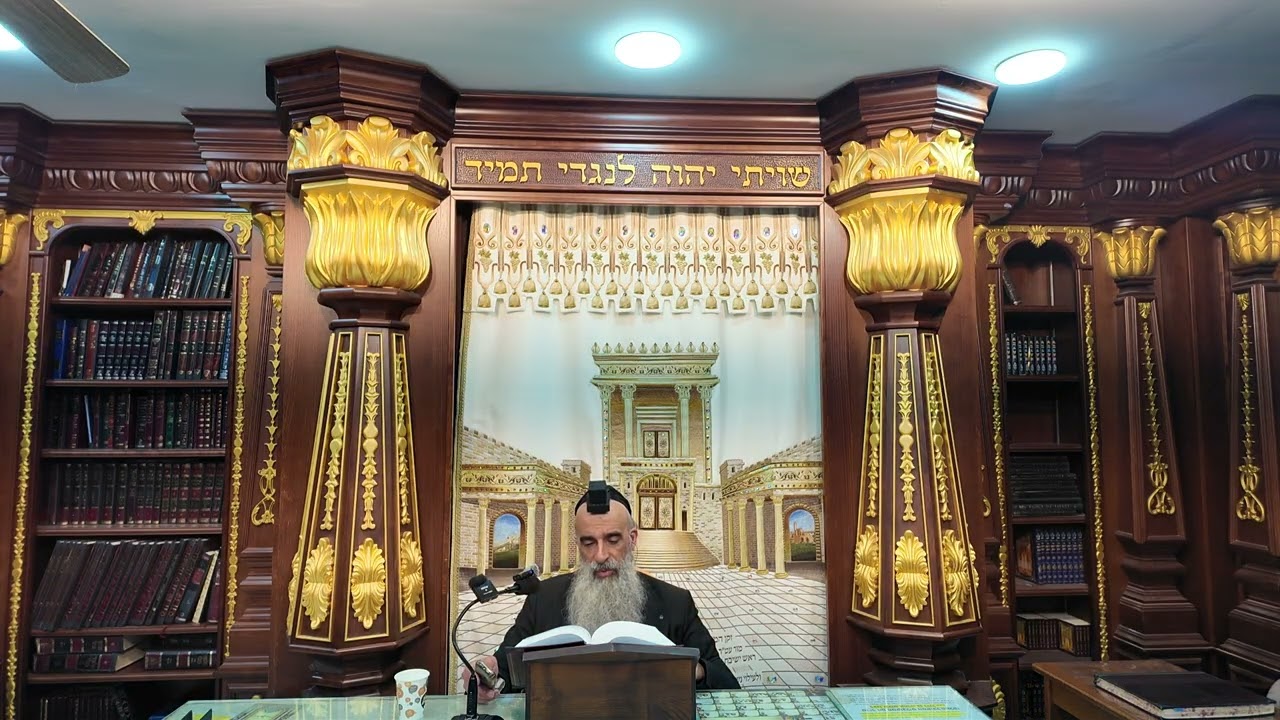 הרב מאיר דוד שמואלי שליט"א - הלכות שבת שולחן ערוך סימן רע"ו סעיף ה