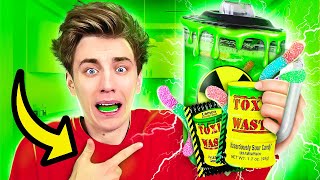 Eating THE MOST SOUR CANDIES in the world !