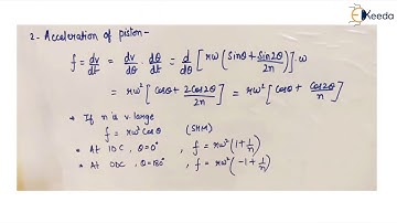 Dynamic Force of Slider Crank Mechanism - Static and Dynamic Analysis - Dynamics of Machinery