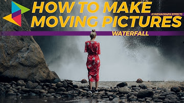 How to make a living waterfall (Cinemagraph Effect)