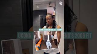 😂 UConn Huskies rate Geno Auriemma's outfits | Women's College Basketball #shorts #short #basketball