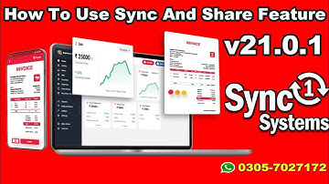 Vyapar How To Use Sync And Share Feature Vyapar App Latest Version v21.0.1 | Best Inventory Software