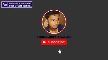Make Animated Subscribe Button Intro Video in After Effects - After Effects Tutorial