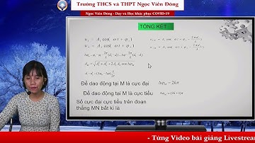 Vật Lý 12 - Bài tập: Số cực đại, cực tiểu của giao thoa sóng - Luyện thi Đại học | Ngọc Viễn Đông