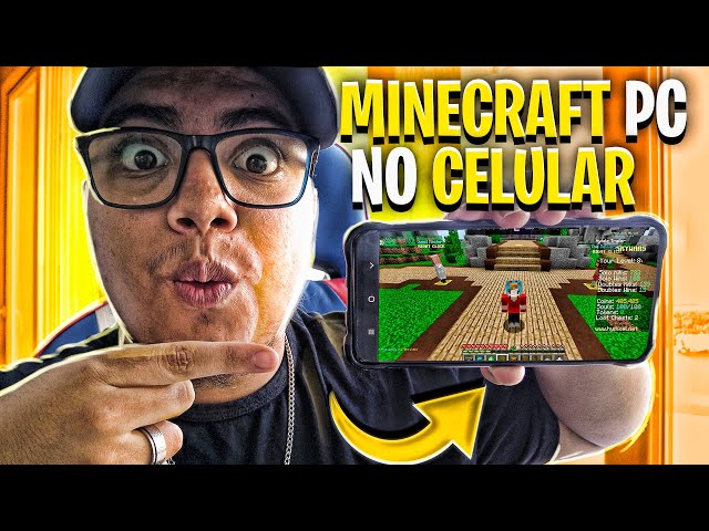 ✓[GARANTIDO!!] APRENDA Como JOGAR Minecraft no PC e no CELULAR JUNTOS em  2022!! 