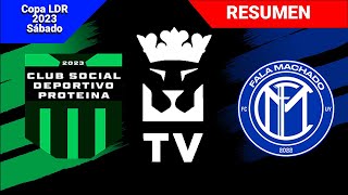 CSyD Proteína (2) - (1) Machado FC | Resumen