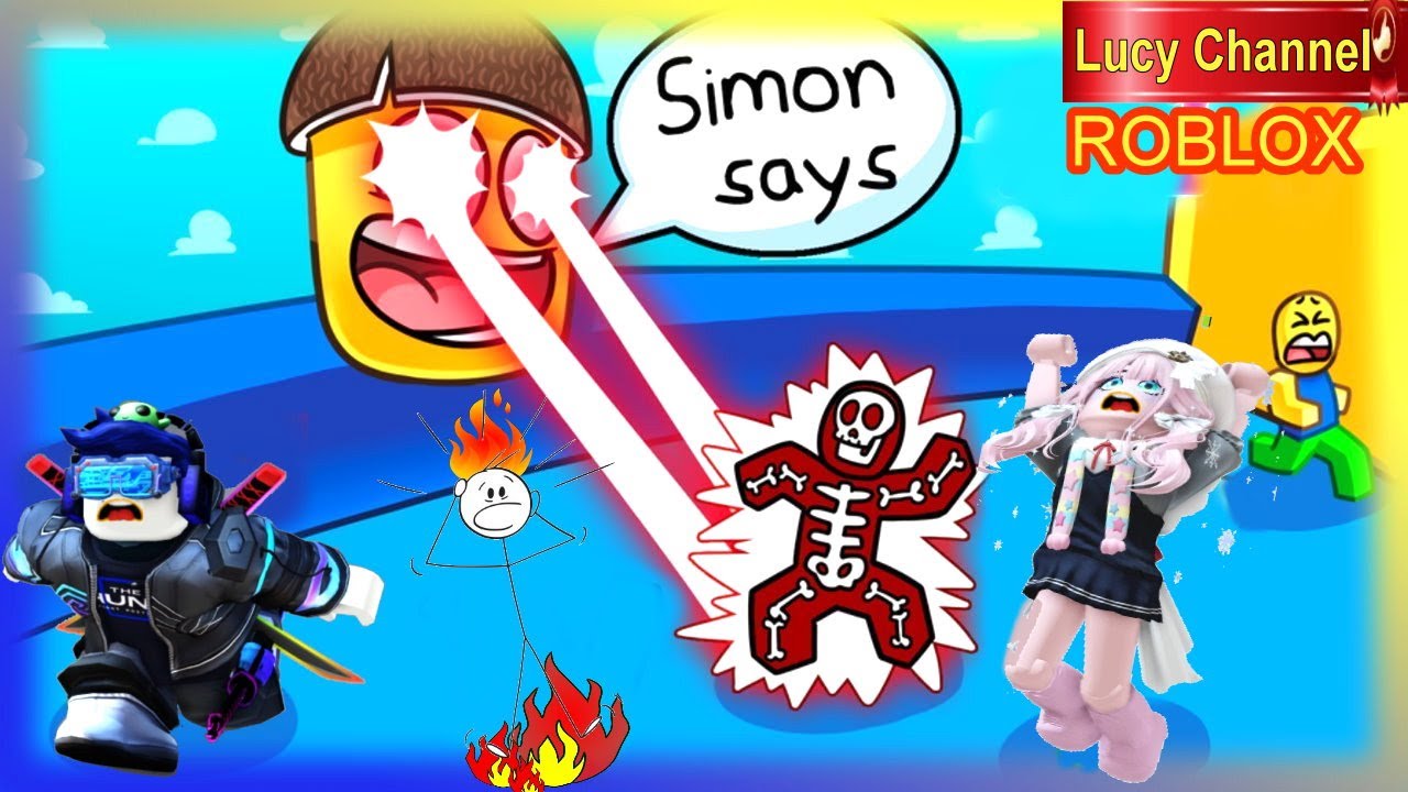 SIMON SAY BẮN LAZER VÀO LUCY VÀ CẢ 1000 MINI GAME HẤP DẪN | Lucy Channel