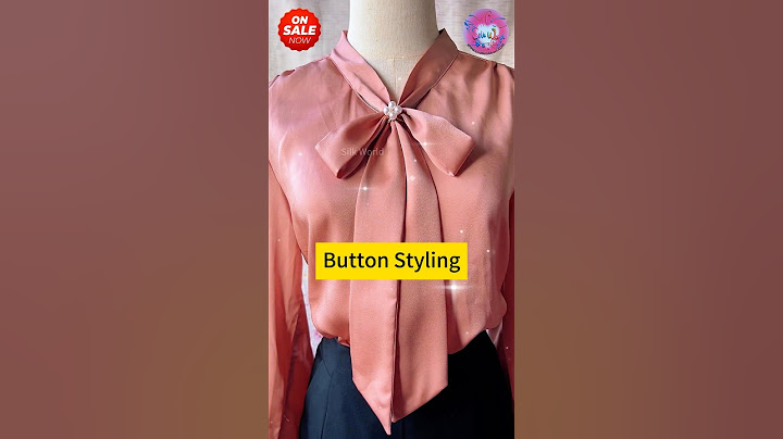 Fashion Scarf Button Magic: Transform Your Scarves and Ribbon 2 #shorts