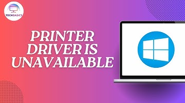 How To Fix Printer Driver Is Unavailable On Window?