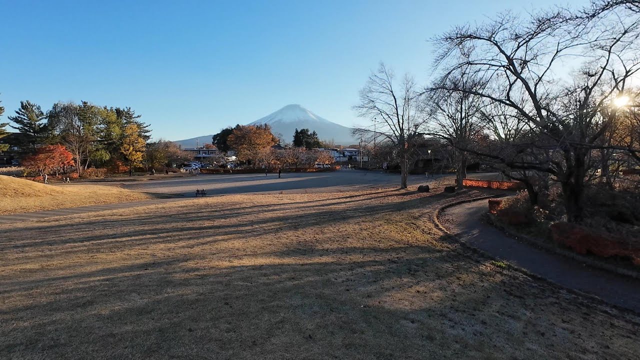 Mt. Fuji seen from Yagizaki Park in the evening - YouTube
