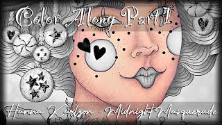 Candy Clown Color Along (Part 1) | Hanna Karlzons - Tales From the Midnight Masquerade ♥