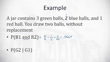 4.2 Some Probability Rules - Compound Events