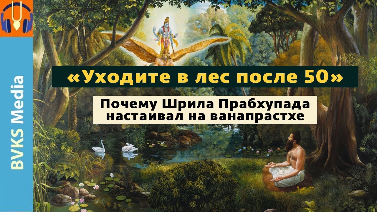 «Уходите в лес после 50» — почему Шрила Прабхупада настаивал на ванапрастхе