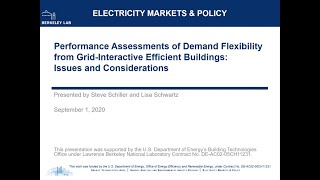 GEBs Performance Assessments
