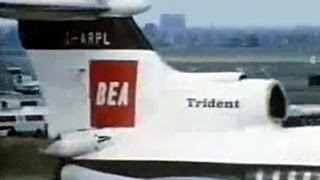 BEA Hawker Siddeley Trident 1C Promo Film - 1968