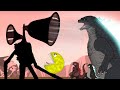 Godzilla - PACMAN vs Siren Head  | Godzilla Animation