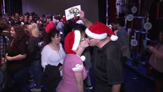 Most Couples Kissing Under the Mistletoe: Six Flags breaks Guinness world record