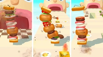 ✅ Sandwich Runner in New Levels iOS,Android Gameplay walkthrough All Trailer Update HHIKGFGHK