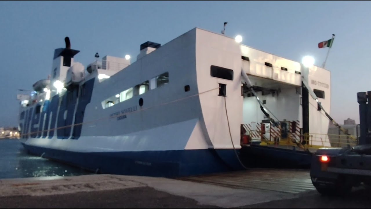 Viaggio di ritorno Pantelleria-Trapani con la nave Pietro Novelli 