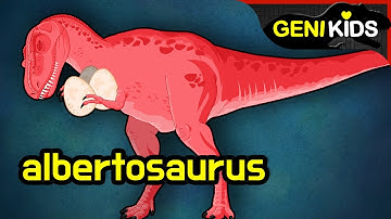 Albertosaurus | My Little Ugly Dinoling | Dinosaurs short movie for kids ★Genikids