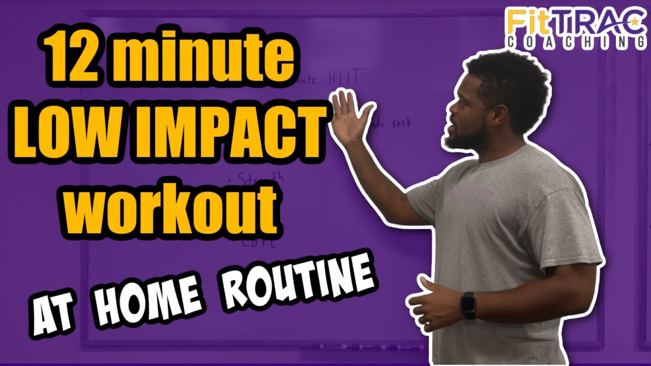 12 Min Low Impact HIIT Workout - YouTube