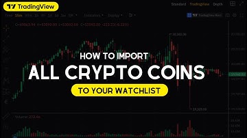 How to import All Crypto Coins to Your Tradingview Watchlist ✅