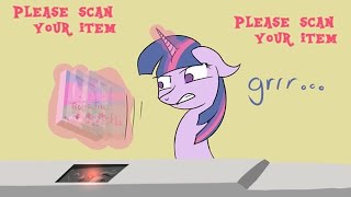 Mlp Comic Dub Twilight Vs Technology Scamming Scanners Comedy