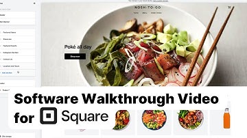 Fintech Software Walkthrough Video | Square Online: Item Setup | Vidico