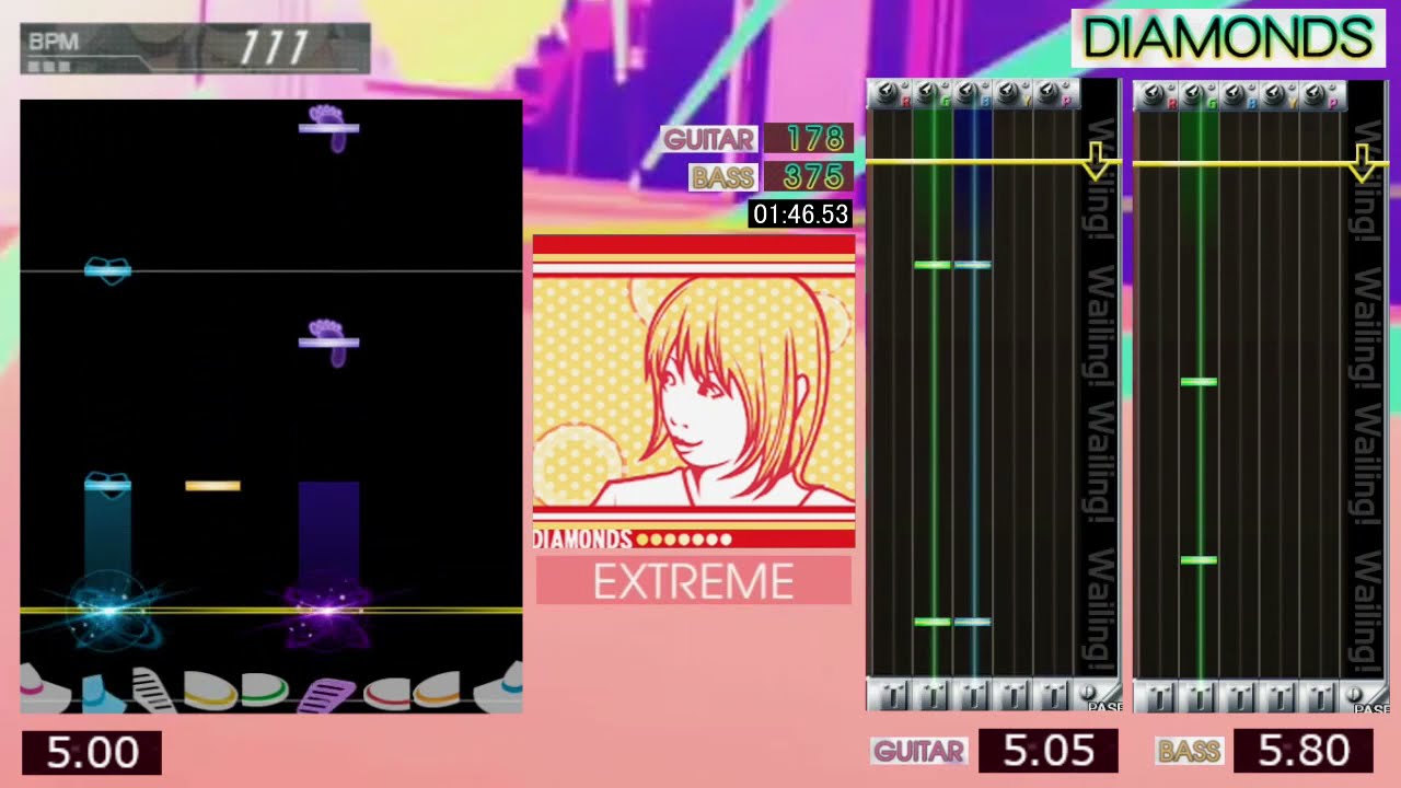 GITADORA / DIAMONDS - EXTREME (GUITARFREAKS 9thMIX & drummania 8thMIX)