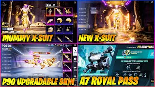 😱 OMG !! FIRST EVER NEW MUMMY ULTIMATE X-SUIT IS HERE - A7 RP LEVEL 1-100 LEAKS, NEW P90 ON-HIT SKIN screenshot 5