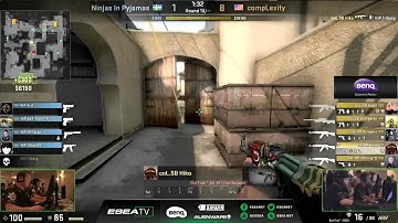 CS:GO Tournament compLexity vs NiP at ESEA LAN Season 16 on de_dust2 PART 3/3
