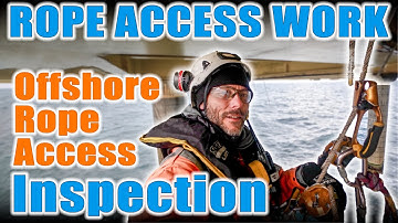 Offshore Rope Access Inspection - Rope to Rope Transfer Galore