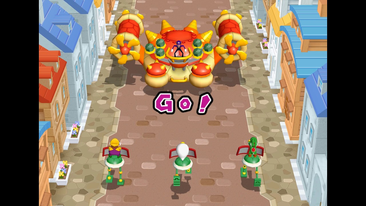 Mario Party 6 minigame: Verbal Assault 4 player Netplay 60fps