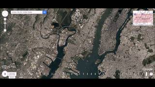 Jersey City New Jersey - Urban Sprawl Time Lapse