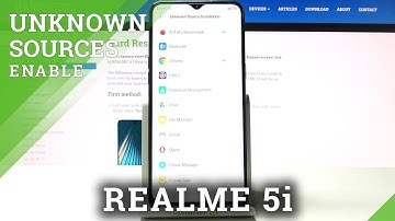 How to Allow Unknown Sources in Realme 5i - Download Apps from Multiple Sources