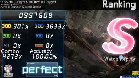 [osu!mania] Dustvoxx - Trigger (Zekk Remix) [Trigger] SS