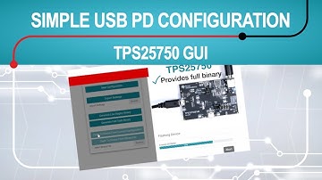 No firmware development required: New USB Type-C and USB Power Delivery GUI
