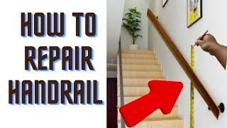 How to Repair a Loose Hand Railing on Your Stairs: A Step-by-Step Guide Loose Hand Railing Solution Handyman