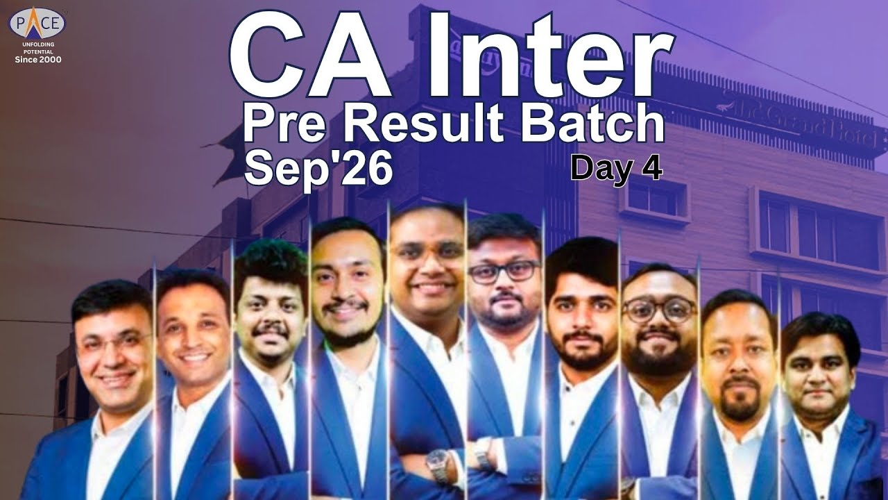 Day 04 CA Inter Pre Result Sep’26 Batch | Mumbai Best Faculties in ...