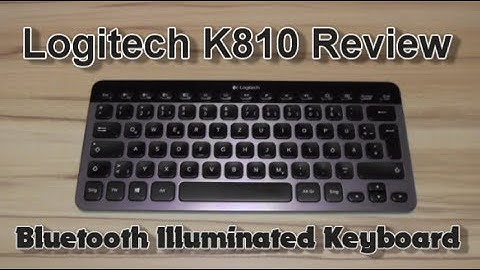 Logitech K810 Bluetooth Illuminated Keyboard Review