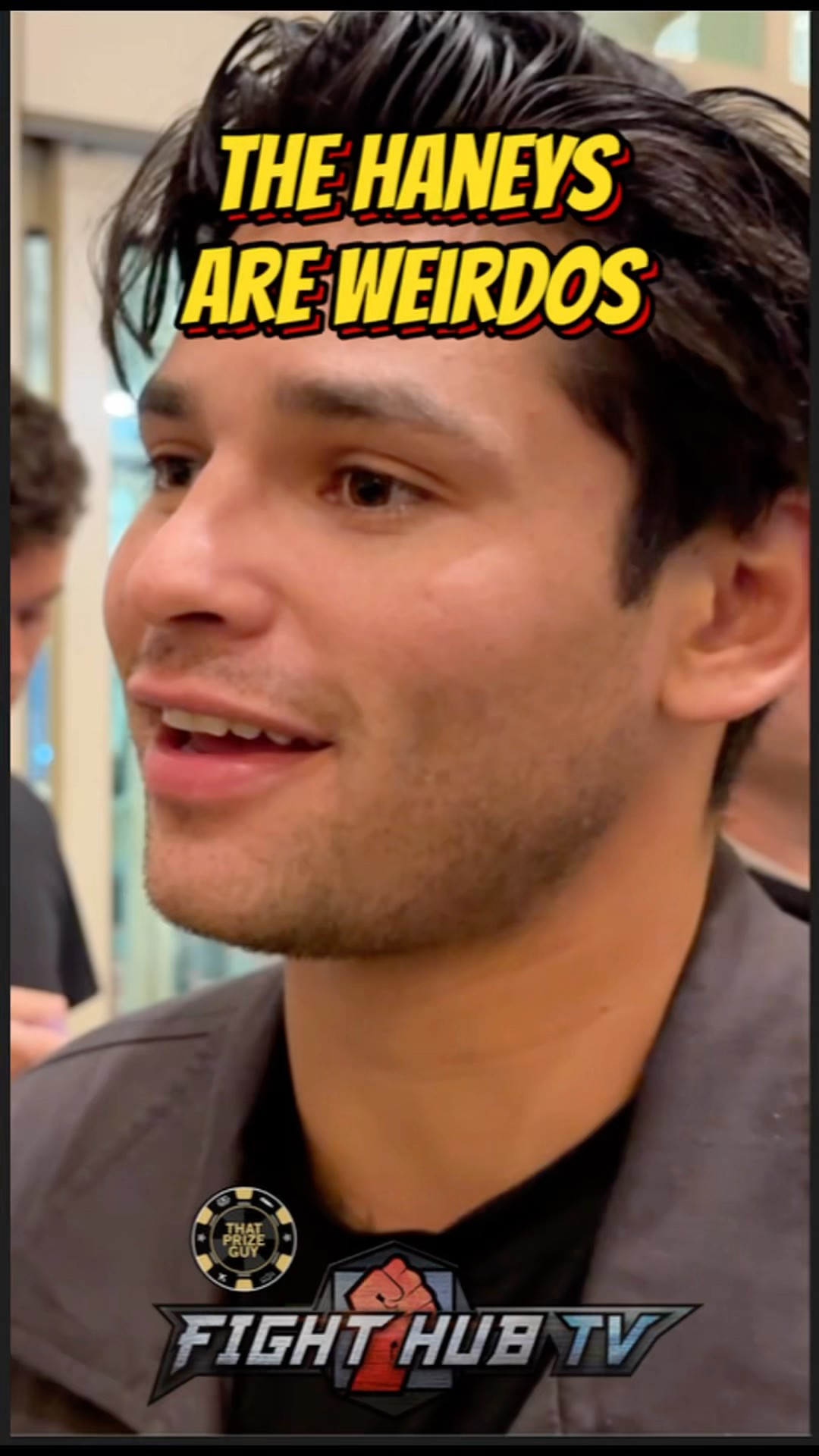 Ryan Garcia CLOWNS Devin Haney over London incident \u0026 lawsuit; calls them weirdos \u0026 p****