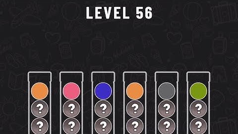 Ball Sort Puzzle Level 56 #ballsortpuzzle #ballsortpuzzlegameplay #puzzlegame #mobilegames